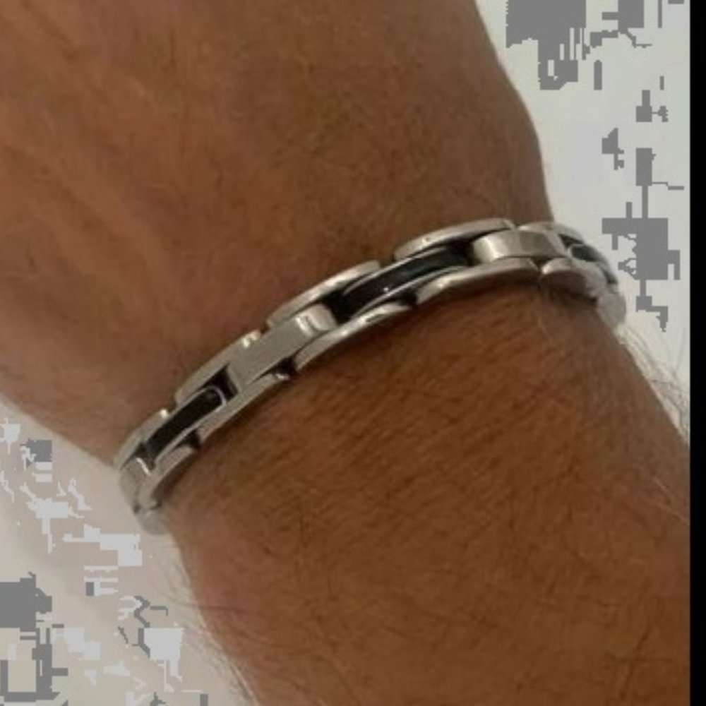 Men's Stainless Steel Wristband NWOT